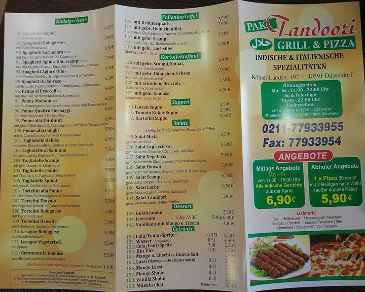 Pak Tandoori Grill & Pizza